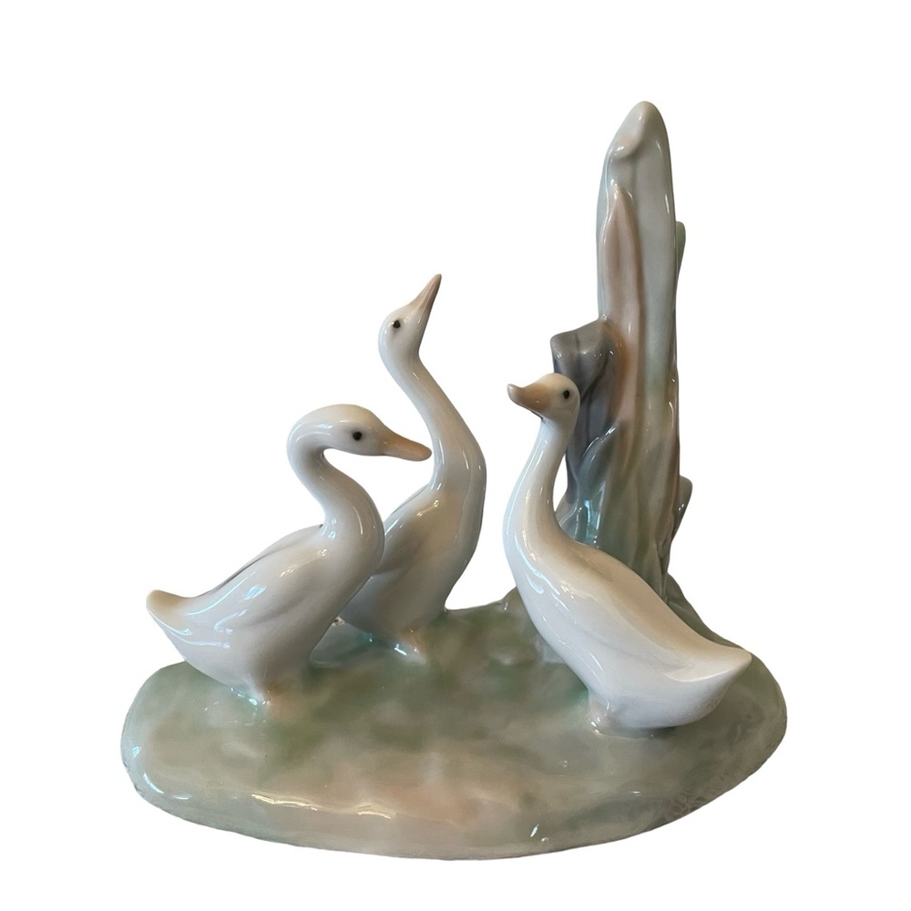 Vintage Nao by Lladro Duck or Geese Porcelain Figurine